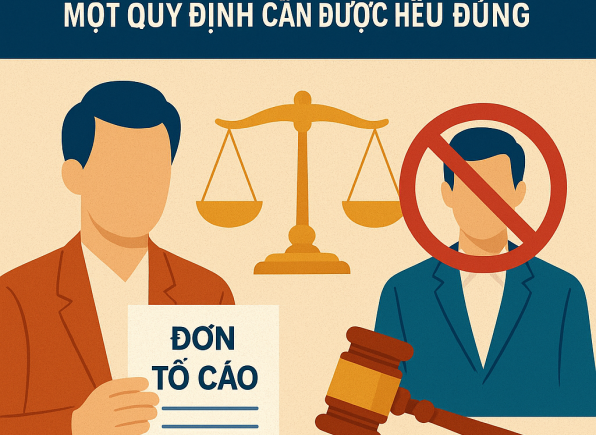 NGƯỜI TỐ CÁO PHẢI CHỊU TRÁCH NHIỆM VỀ NỘI DUNG TỐ CÁO – MỘT QUY ĐỊNH CẦN ĐƯỢC HIỂU ĐÚNG